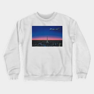 Hiroshi Nagai Vaporwave Paris Eiffel Tower Shirt Crewneck Sweatshirt